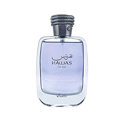 RASASI Hawas For Men - Eau de Parfum Spray 100ML (3.4 Oz), Premium Arabian Perfume for Men,