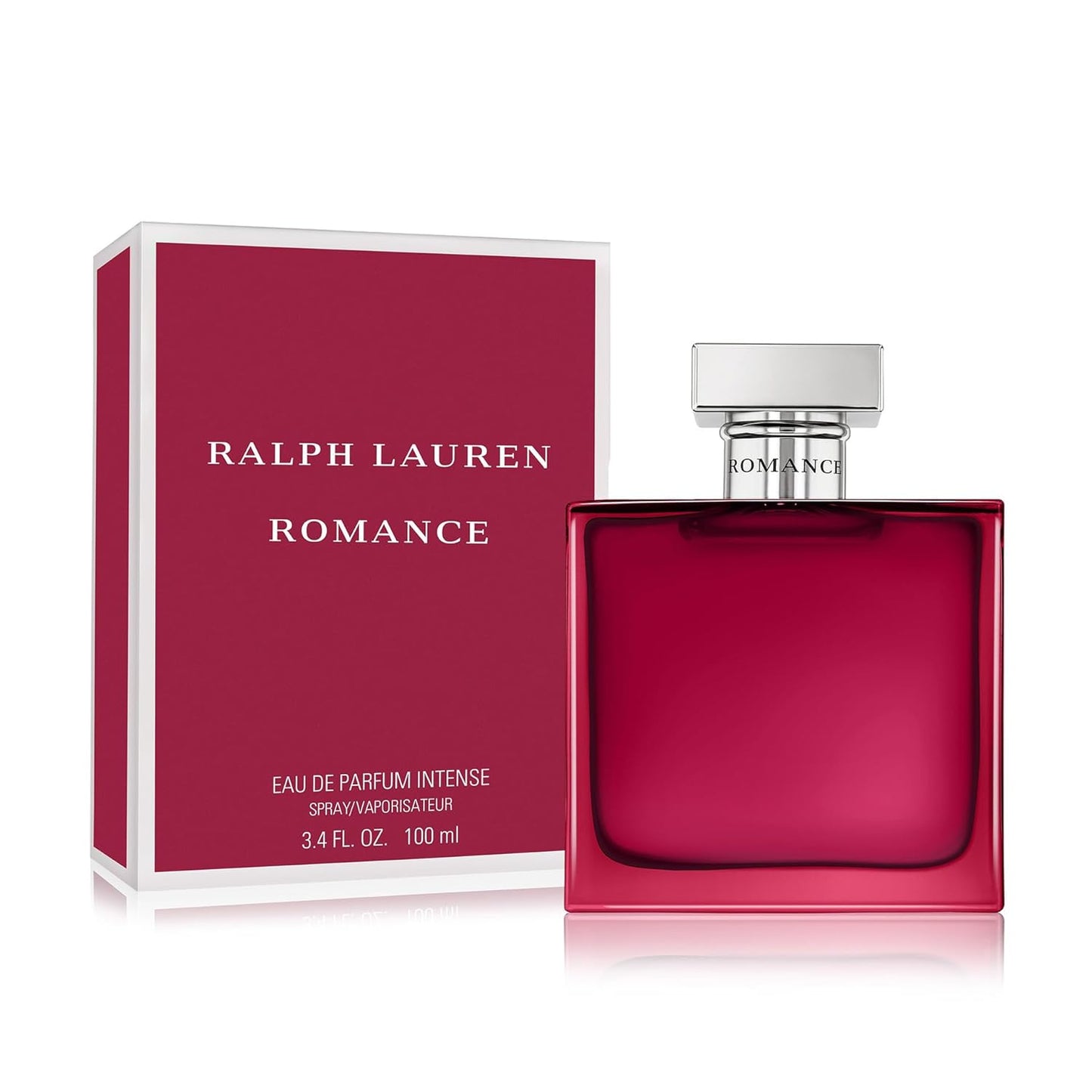 Ralph Lauren - Romance Eau de Parfum Intense - Women's Perfume - Floral & Woody - With Rose, Patchouli, and Sandalwood - Medium Intensity 3.4 FL OZ