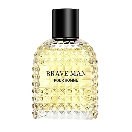 Brave Man for Men Perfume Natural Spray Brave Man Pour Homme for Men's Eau De Parfum Cologne for Men Great Natural Taste for Daily Use Smell Fresh All Day A Gift for Any Occasion 3.4 Fl Oz/100ML