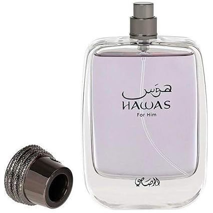 RASASI Hawas For Men - Eau de Parfum Spray 100ML (3.4 Oz), Premium Arabian Perfume for Men,