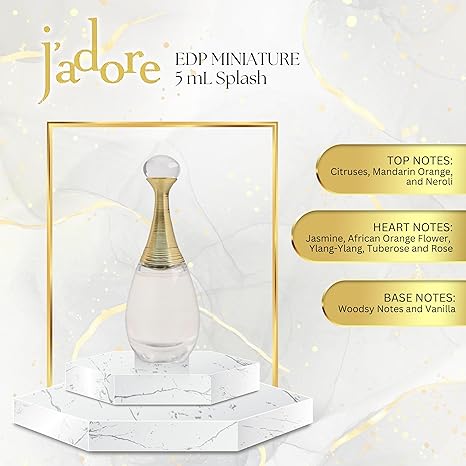 J'adore by Christian Dior for Women 0.17 oz Eau de Parfum Collectible