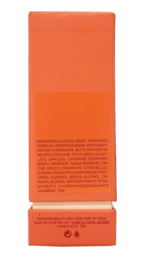 Tom Ford Bitter Peach Eau De Parfum Spray (Unisex) 1.7 oz Men, Orange