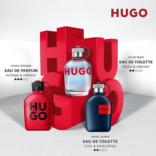 Hugo Boss Hugo Man Eau de Toilette – Aromatic Fougère Men's Cologne