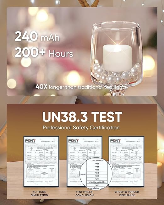 Homemory Pure White Flameless LED Tea Lights Candles, 200+Hour Battery Operated Fake Electric Votive Candles TeaLights for Christmas, DIY Mood Lighting, Party, Holiday, Funeral, Home Decor, 12-Pack