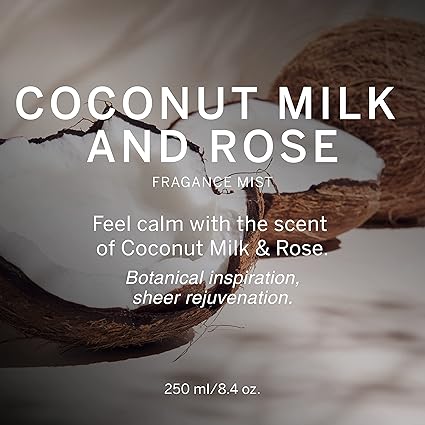 Victoria's Secret Coconut Milk & Rose Body Mist, Body Spray for Women (8.4 oz)